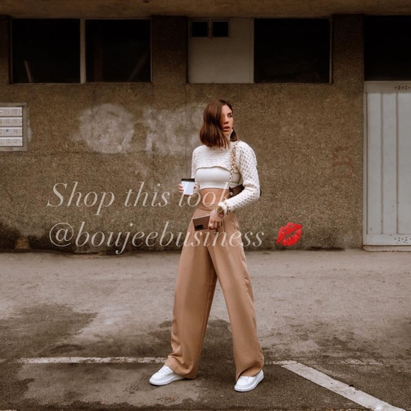 ZARA BNWT Cable Knit High Collar Cropped Sweater - Picture 6 of 10